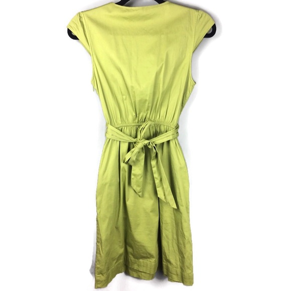 Max&Cleo Ruffle Front Pleated Pocket Dress Size 4 - Picture 2 of 8